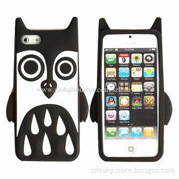Owl-shaped silicone case for iPhone 5/5S